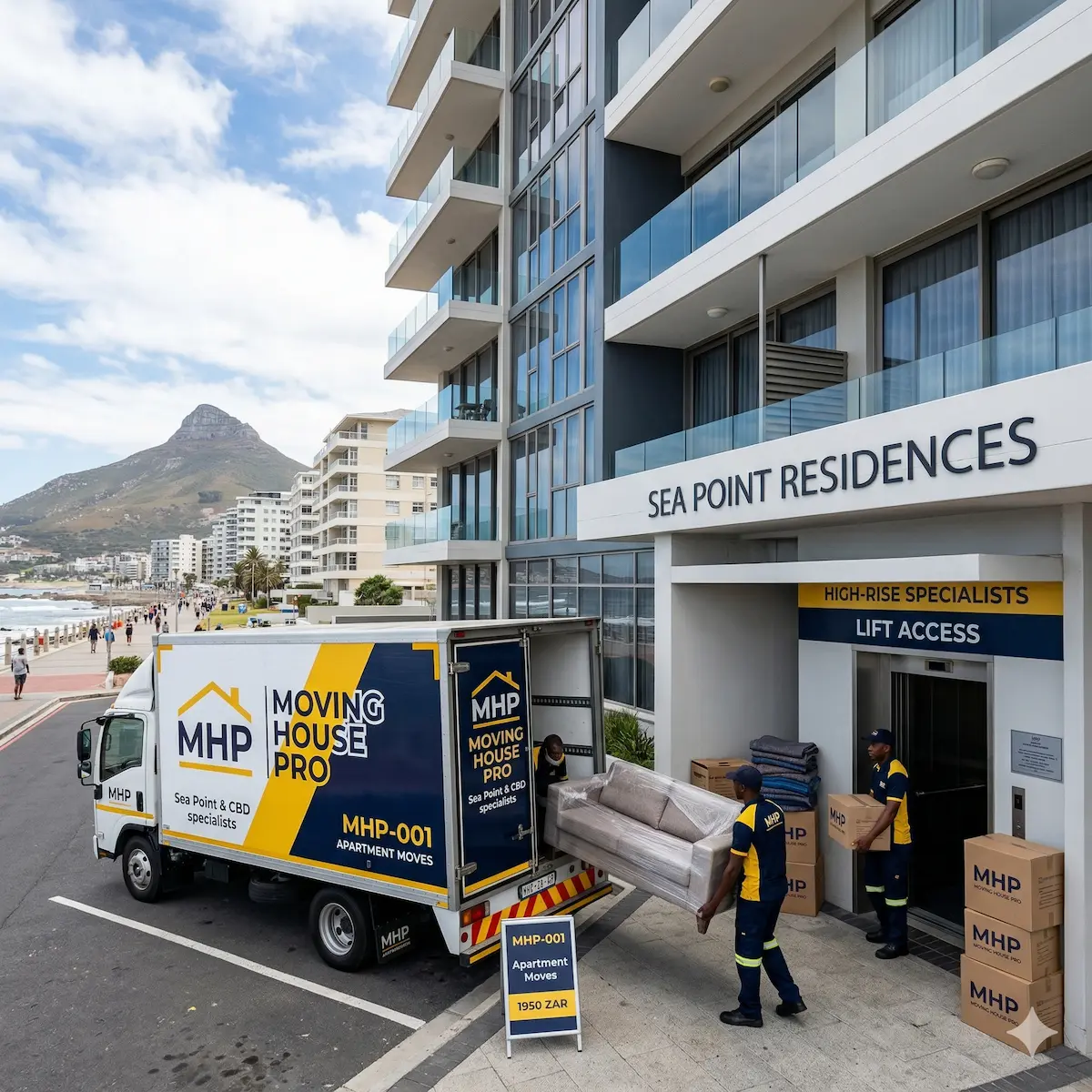 Professional Apartment Movers Sea Point CBD MHP-001